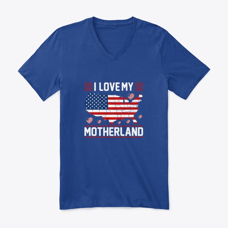 I Love My Motherland-USA -T -Shirt
