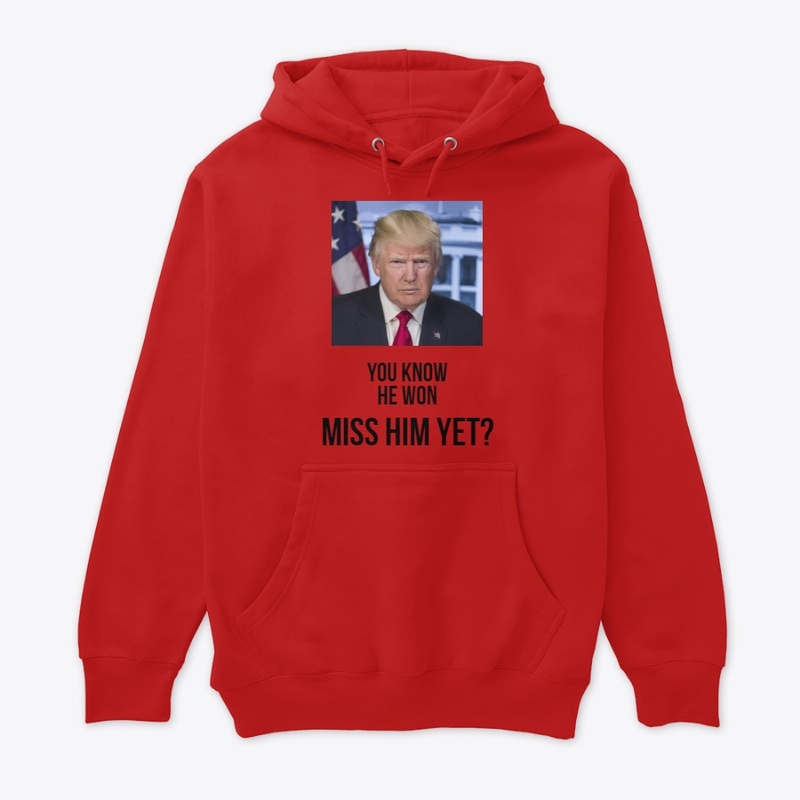 You Know He Won - black letter listing
