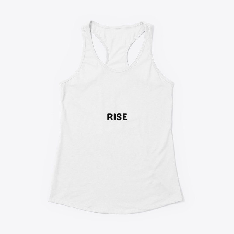 Rise word creative design
