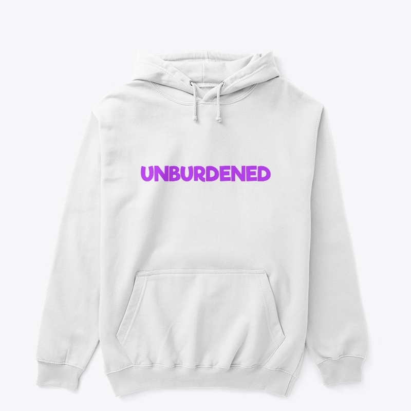 Unburdened - purple text