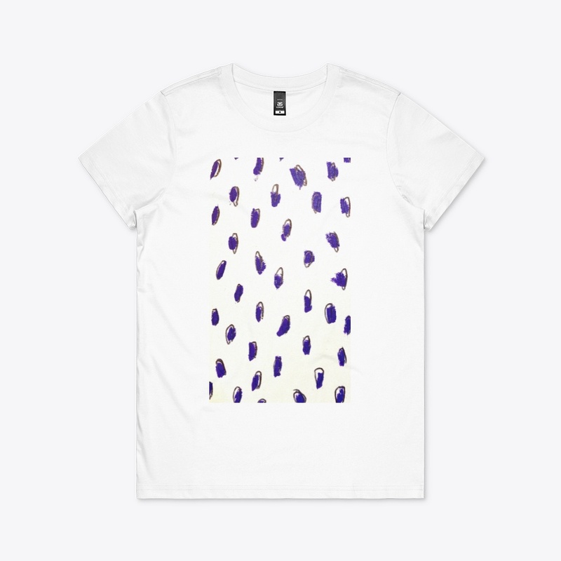 Abstract Purple Dots