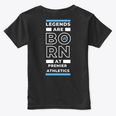Pa Legends Black Camiseta Back