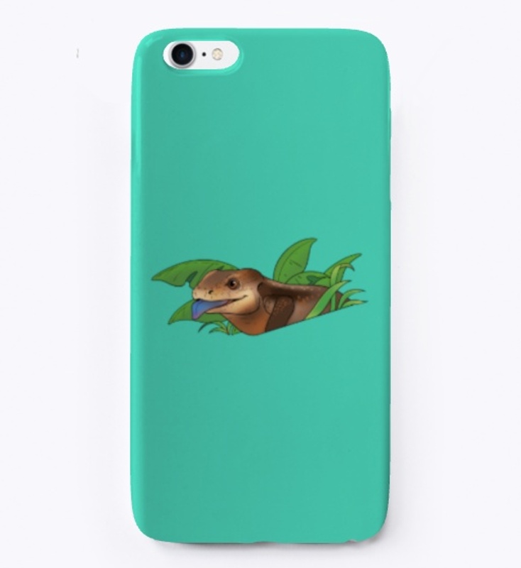 Bella Blue Tongue Skink iPhone Case