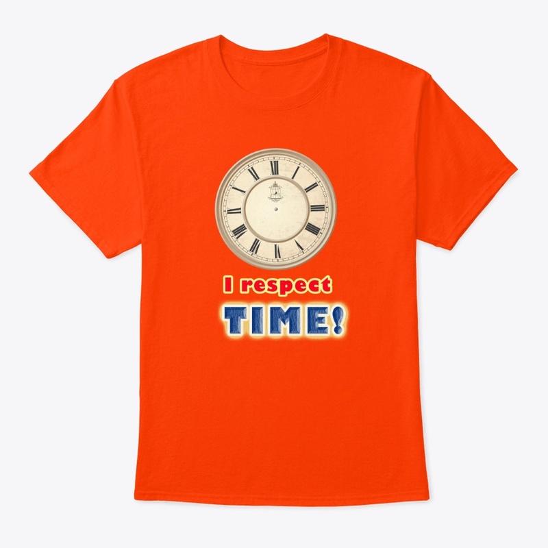 I respect time- cute clock