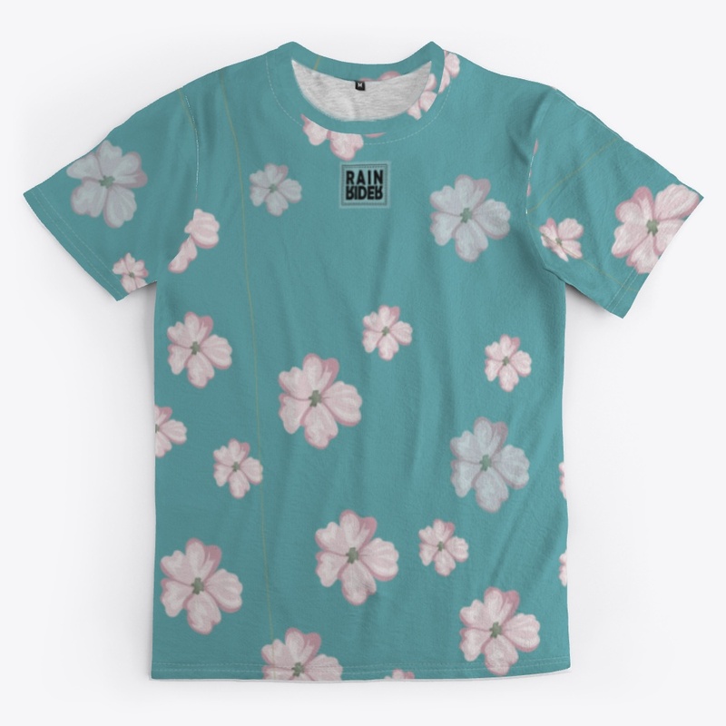 RainRider Pink Flower Unisex Tee