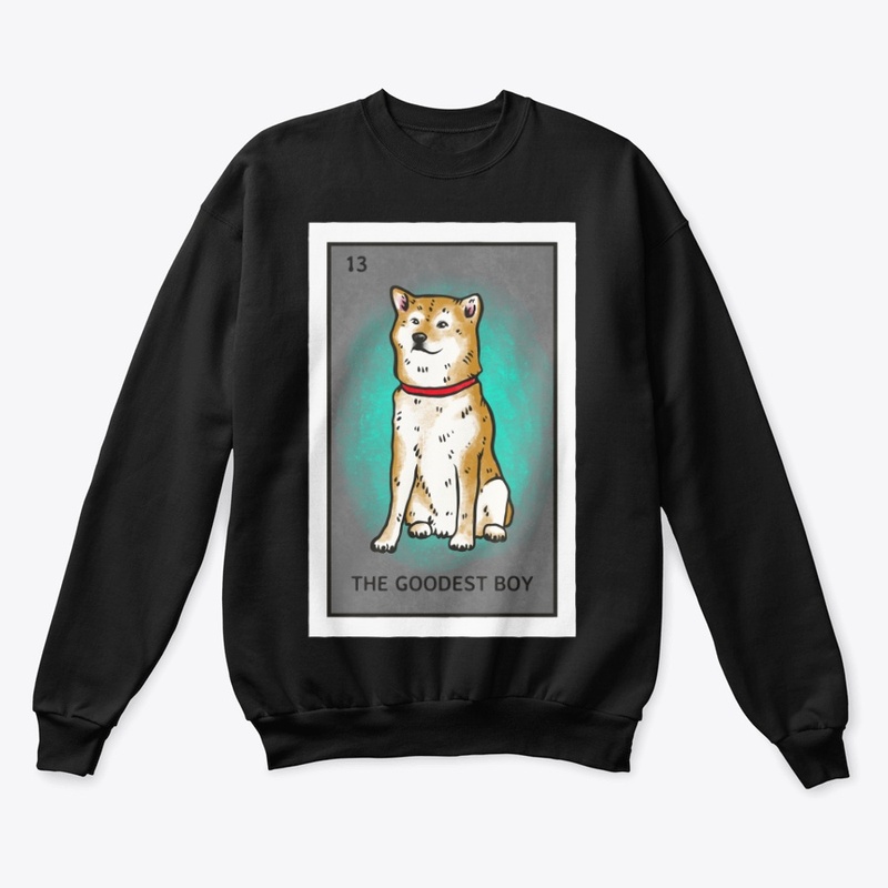The Goodest Boy Shiba Inu Dog Tarot Card