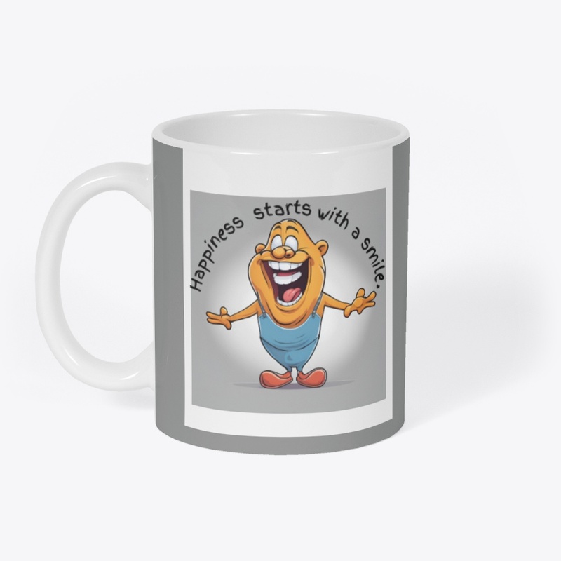 Smile inspirational  coffee mug.