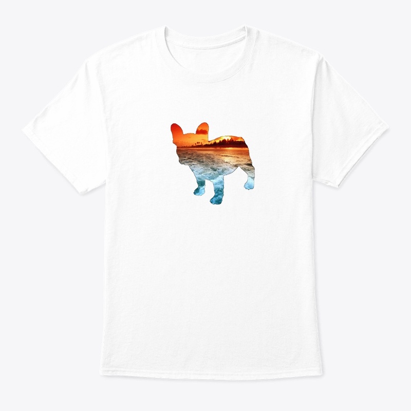 French Bulldog Sunset