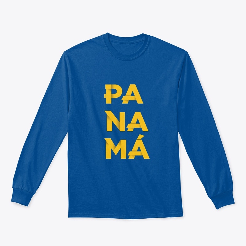 Creative typographic design of panama