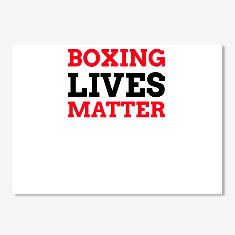 Boxing Lives Matter