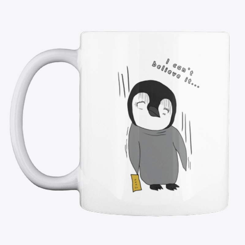 Shocked - Cute Baby Penguin Design