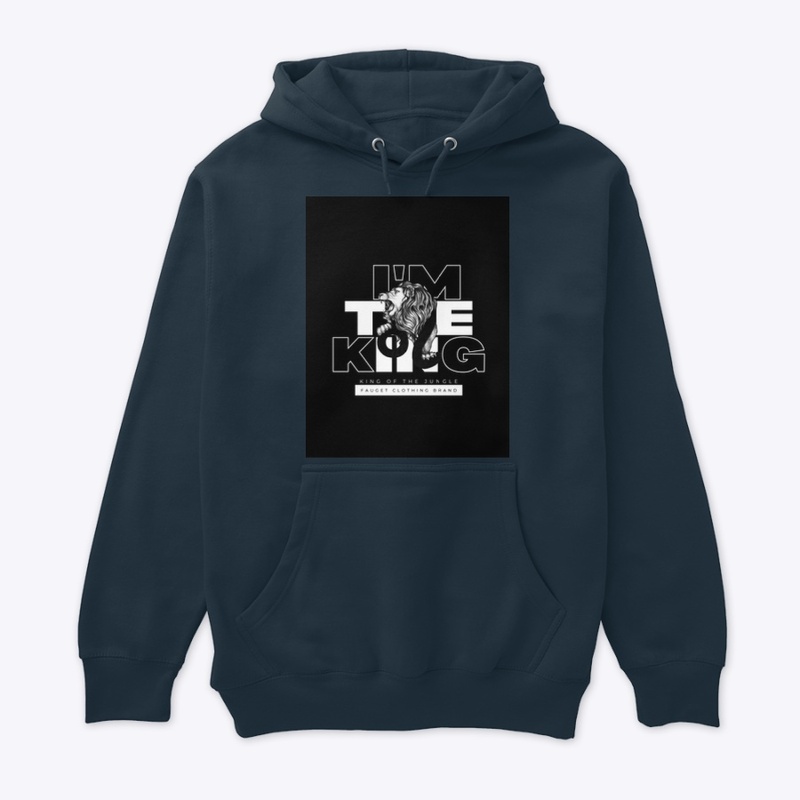 Unisex Hoodie for mens Printed Lion 