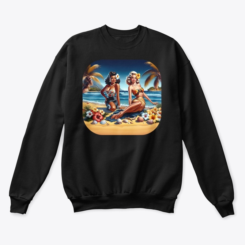 girls and beach