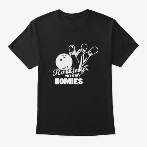 Funny Bowling Shirt For Gift Xxag1 Black T-Shirt Front