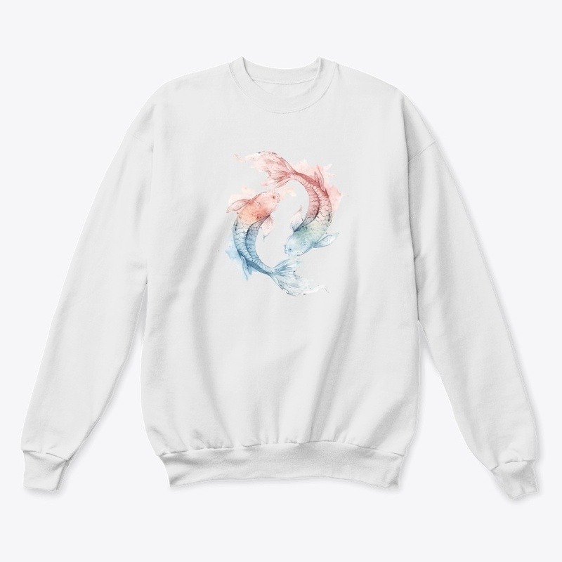 Pisces in Dreamy Light Watercolors