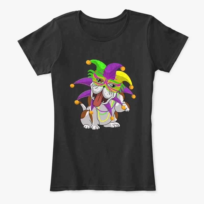 Mardi Gras English Bulldog Fat Tuesday