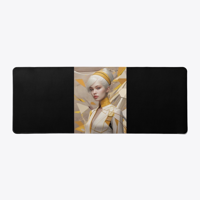 A beautiful woman abstract art