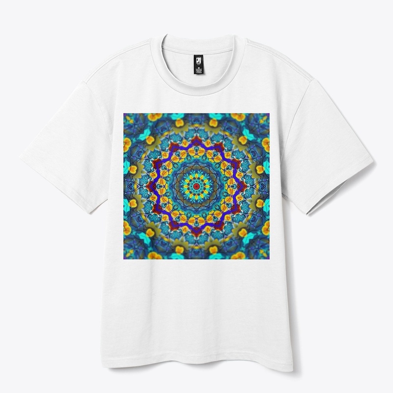 Blue Green Blur Kaleidoscope