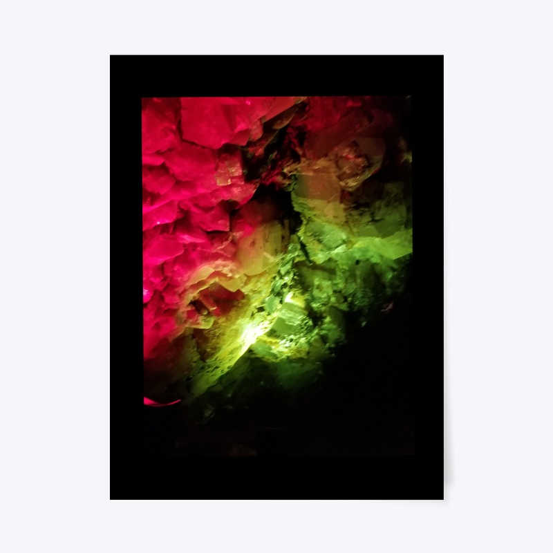 Fluorescent Cave Crystals