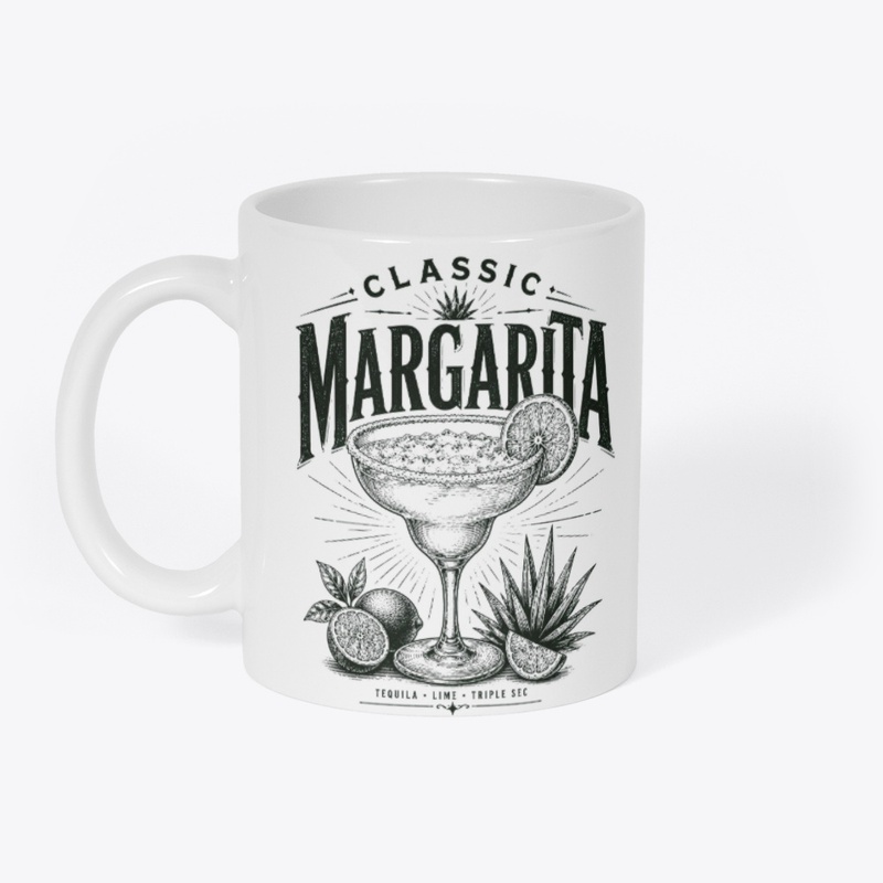 Classic Margarita Cocktail TShirt|TTails