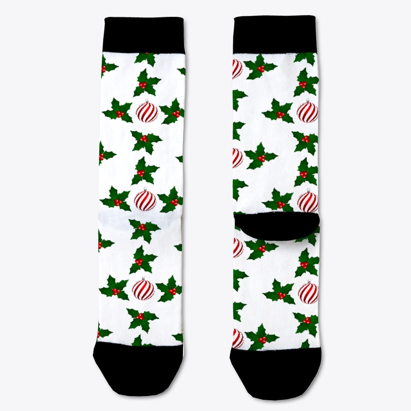 Holiday Holly Socks