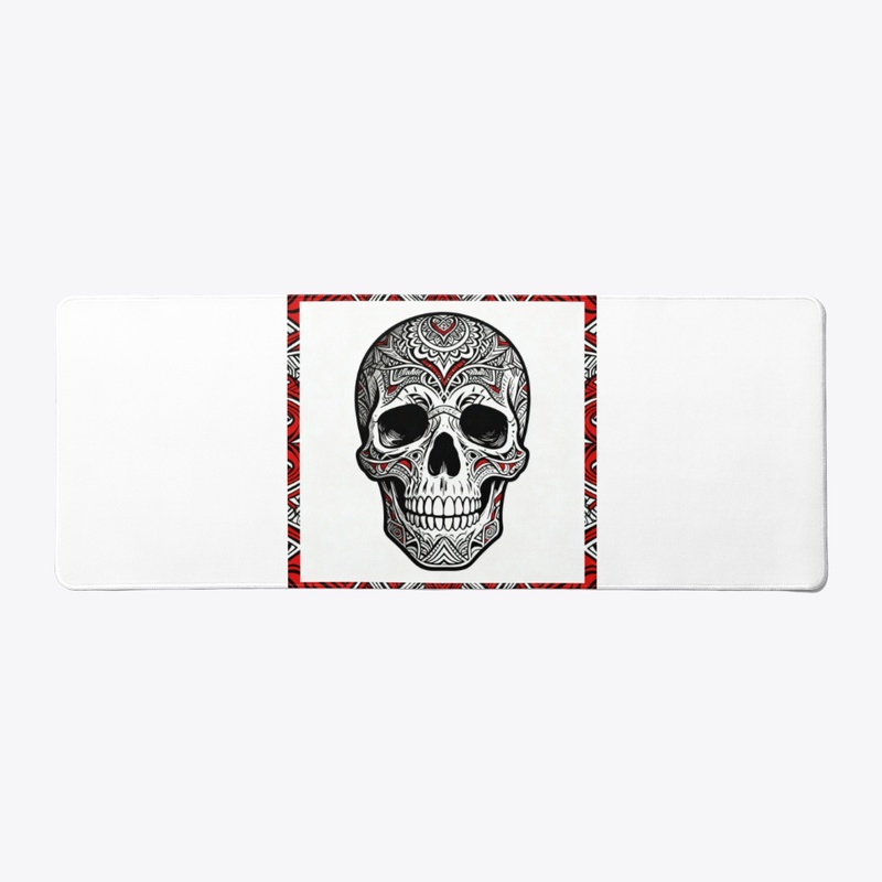 Rocker Skull Border Design