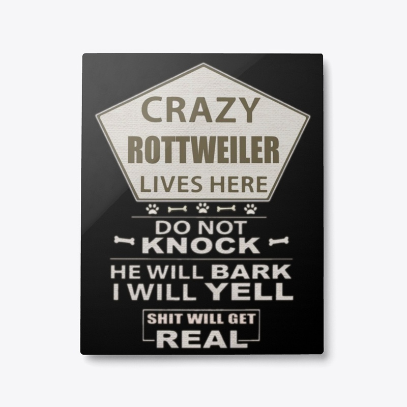 Rottweiler - warning sign
