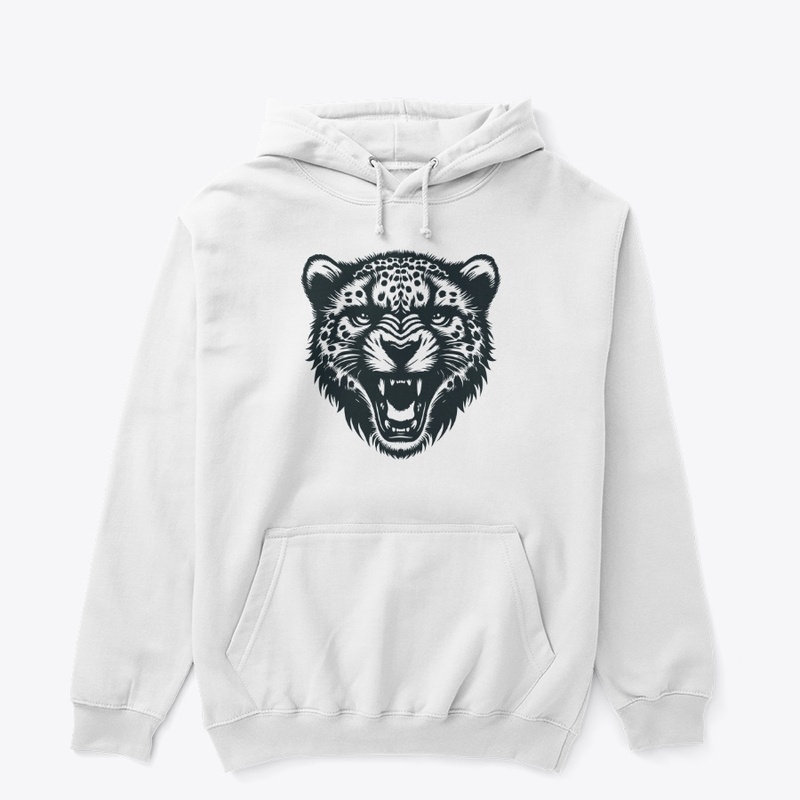 Angry Cheetah Head Design