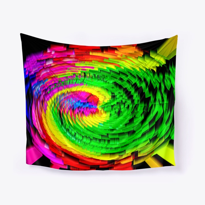 Crazy multicolor party spiral collection