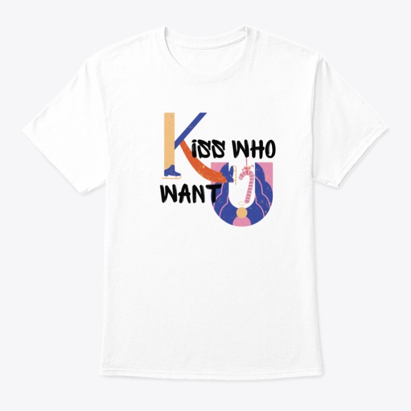 LGBTQ Christmas Kiss Who You Want Tees
