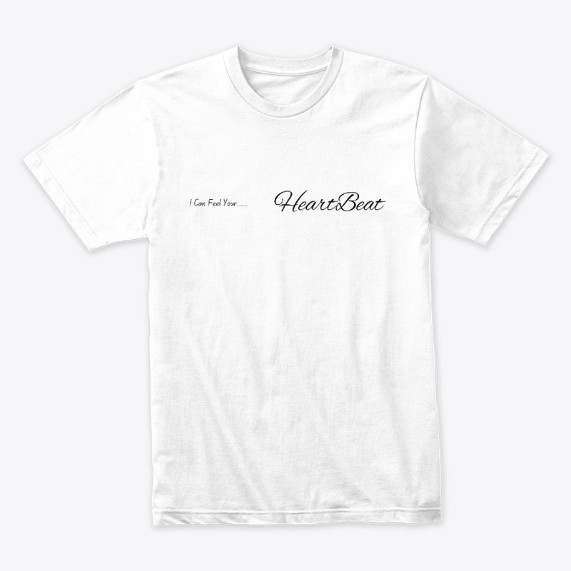 HeartBeat Tshirt White top Hoodie Tee