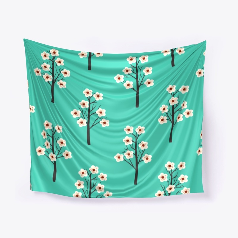 Spring Forest Flower Walk Pattern