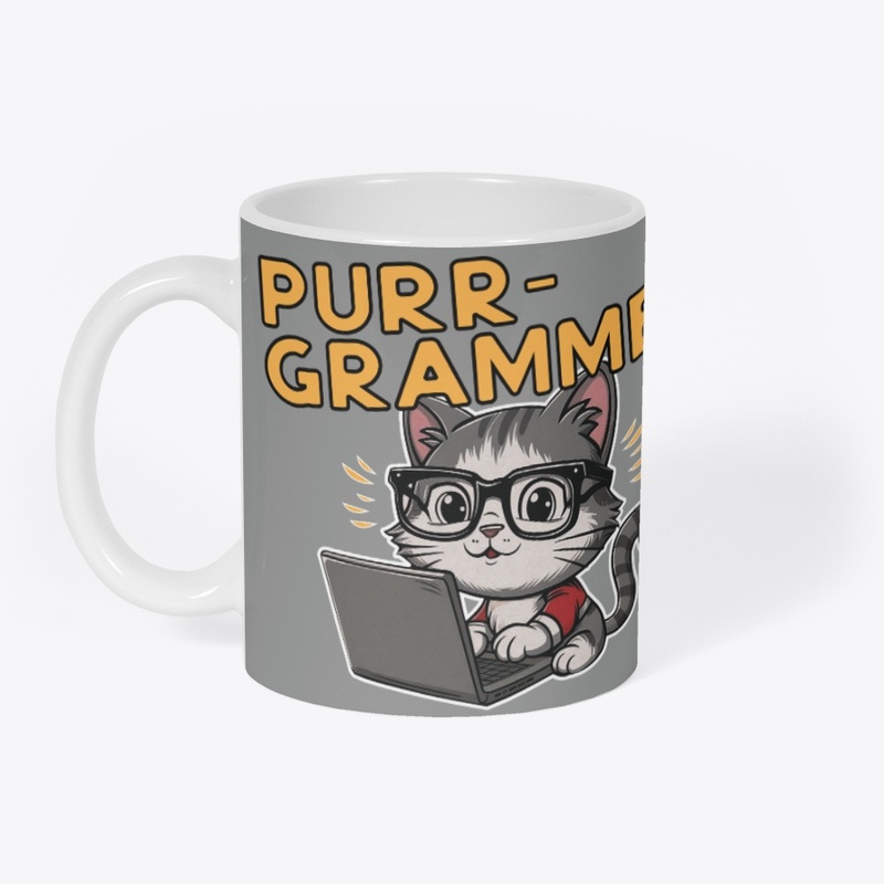 Purr-grammer Cat