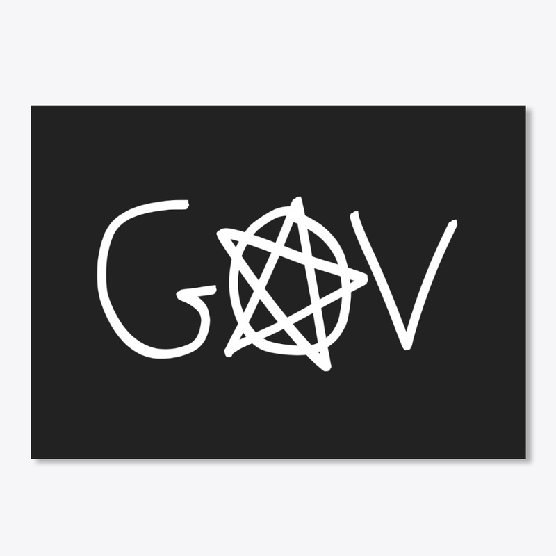 Autograph of GOV with star (white)