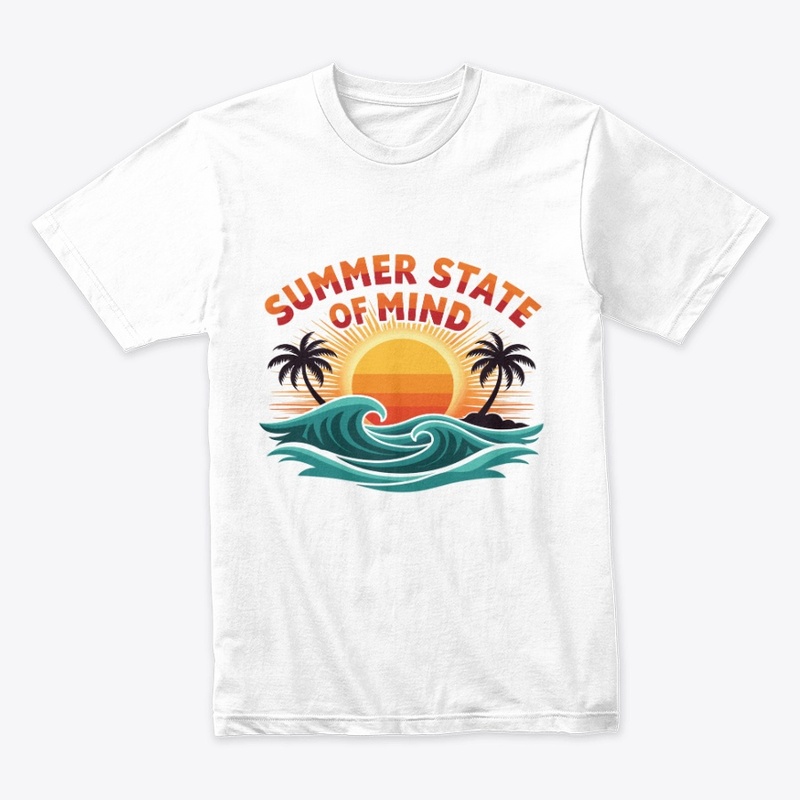 Summer State of Mind Beach Tee