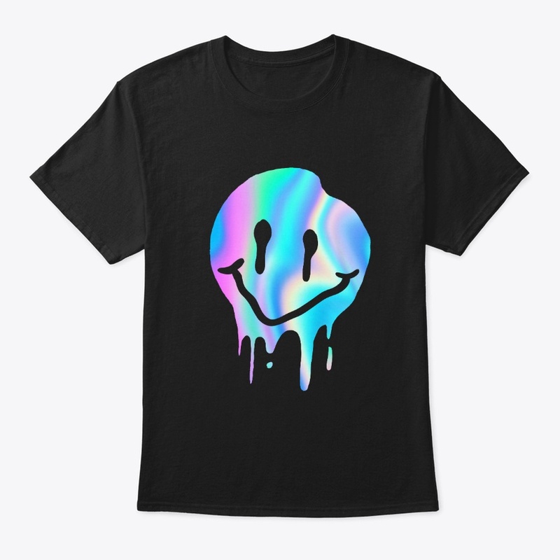 Happy Face Melting Trippy Design