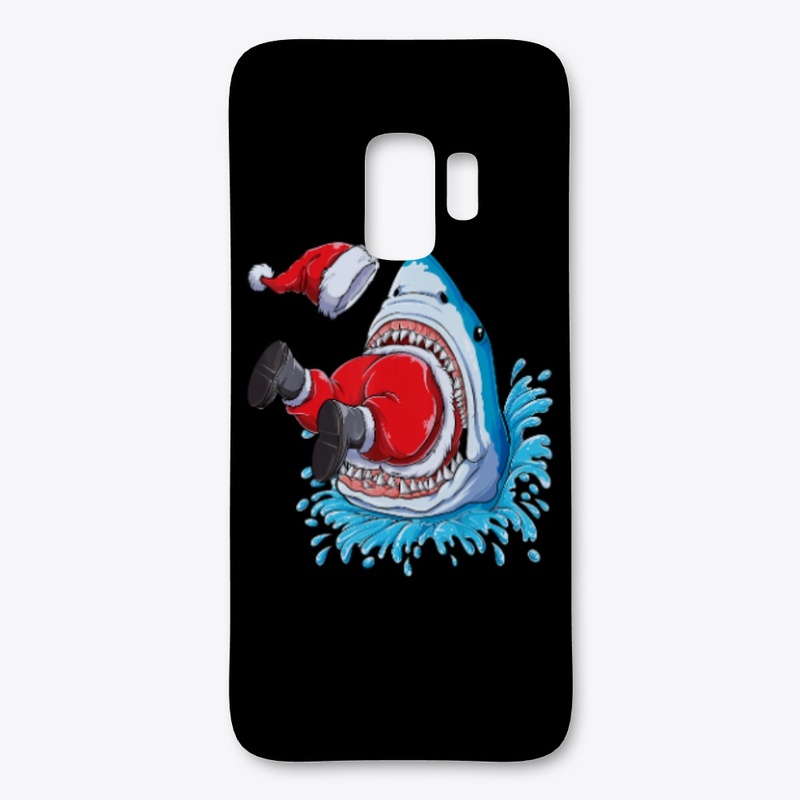 Shark Eating Santa Claus Christmas 