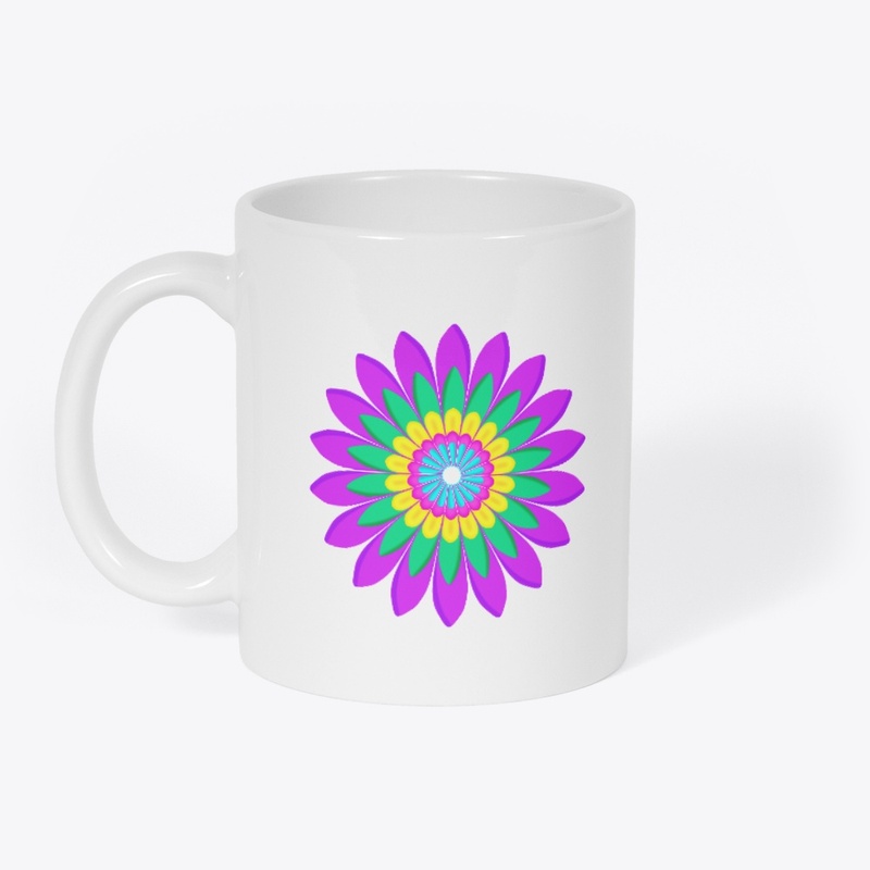 Vibrant Mandala  Mug