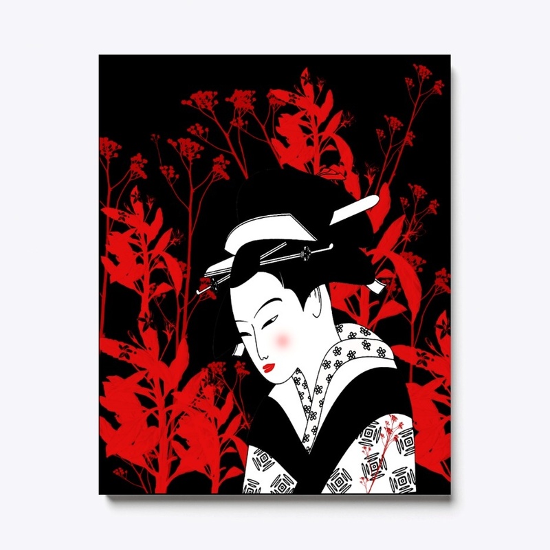 Geisha in the Garden