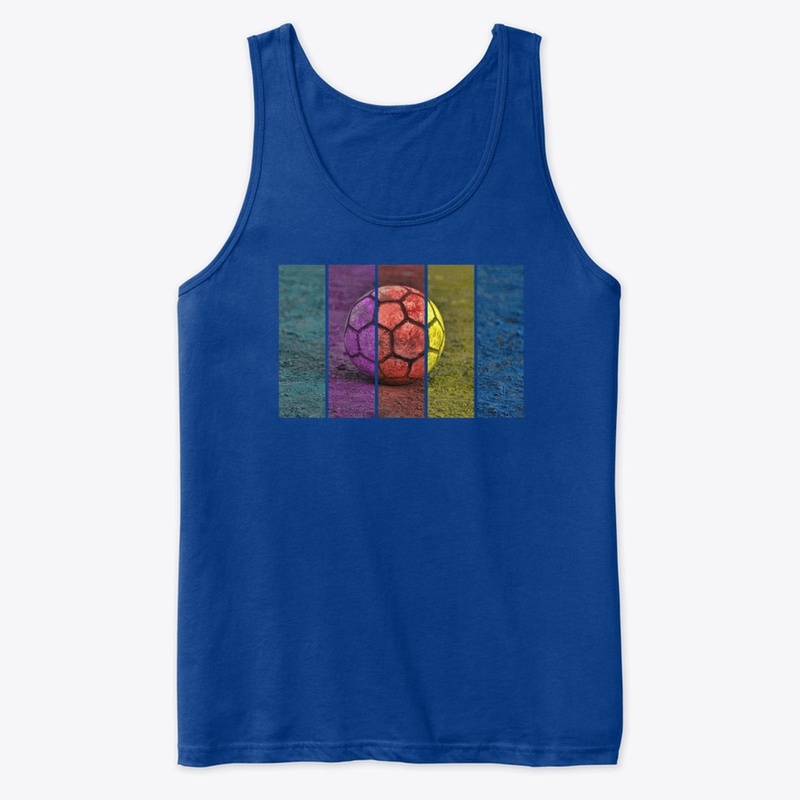 colored soccer ball design
