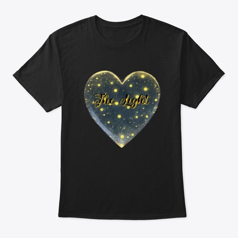 The Light  Black T-Shirt Front
