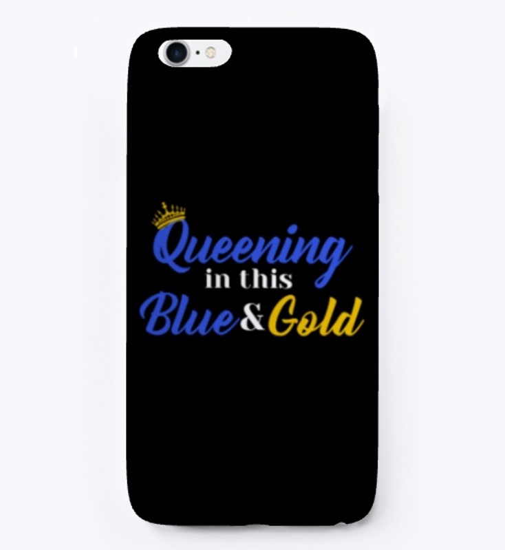 Queening in this Blue and Gold 
