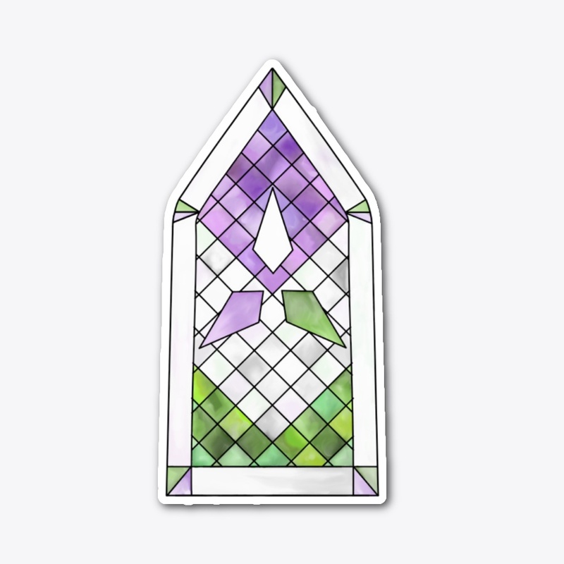 Stained Glass Genderqueer Window