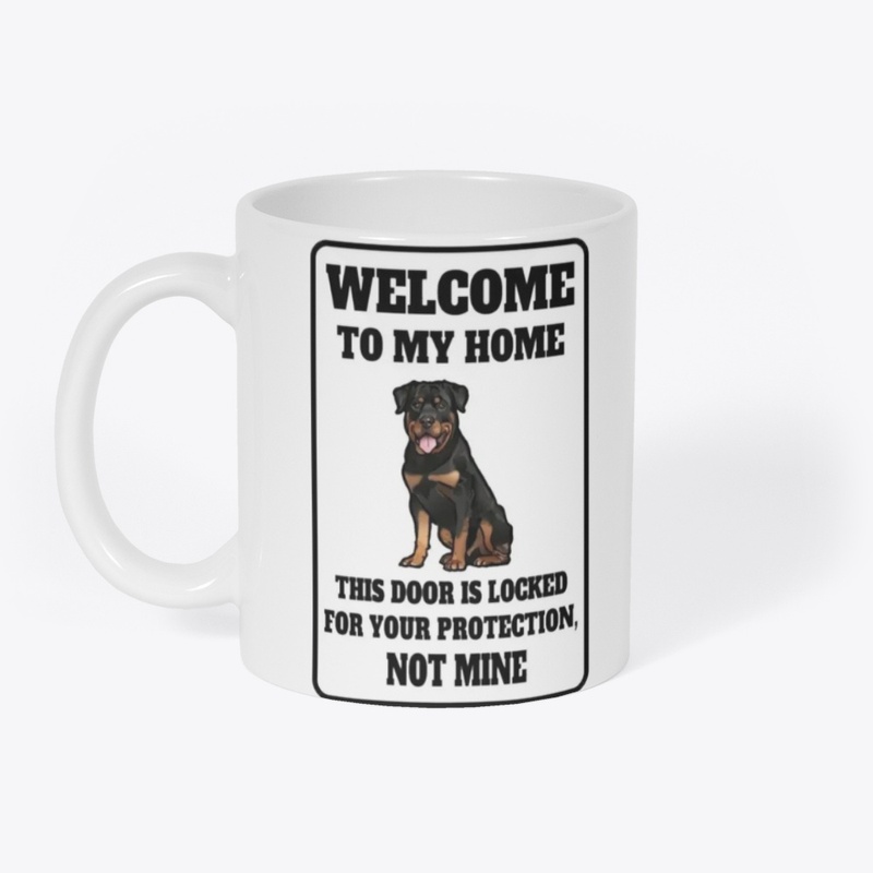 Rottweiler Warning Sign