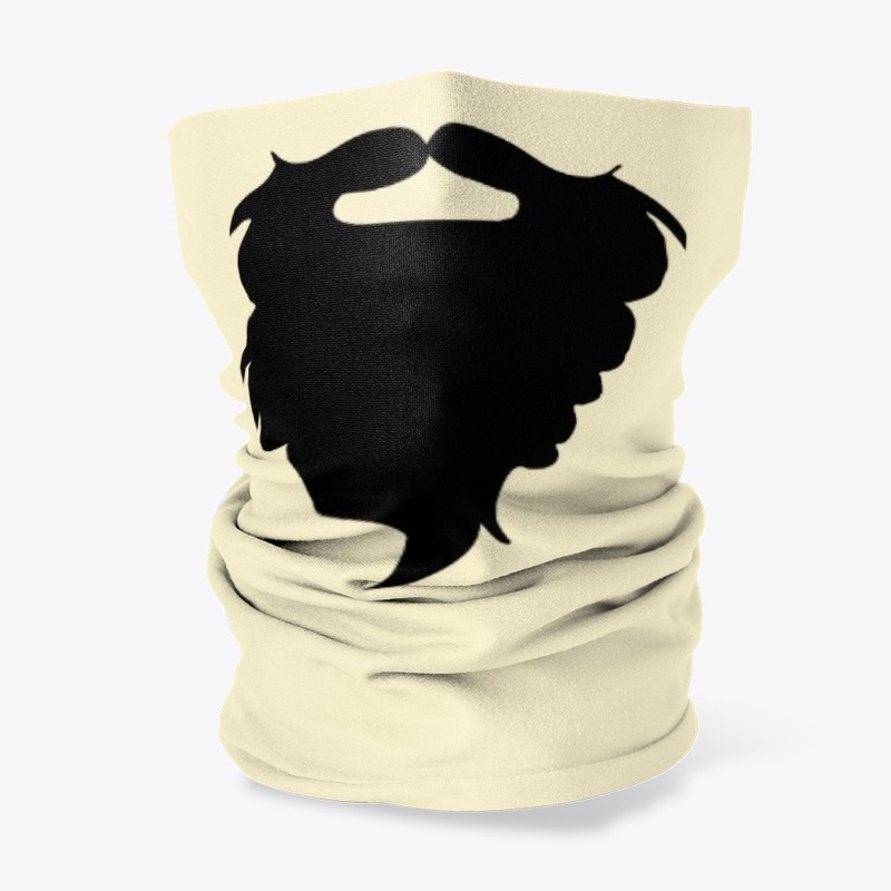 Beard and mustache neck gaiter
