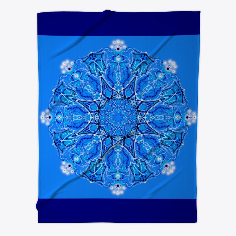 Mandala "Blue Spark"