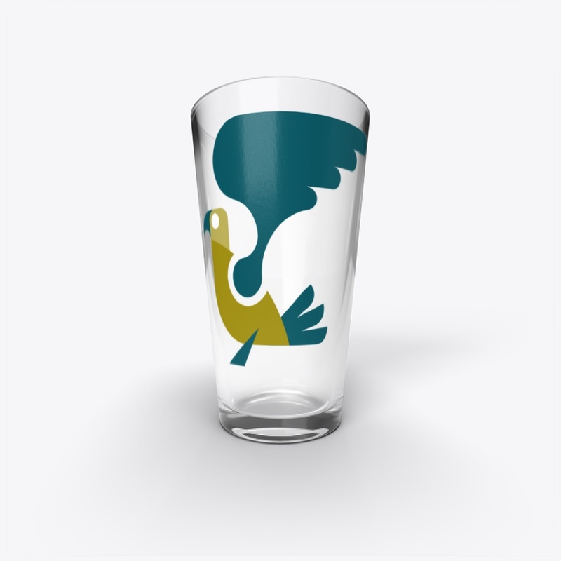 Bird design mid century style