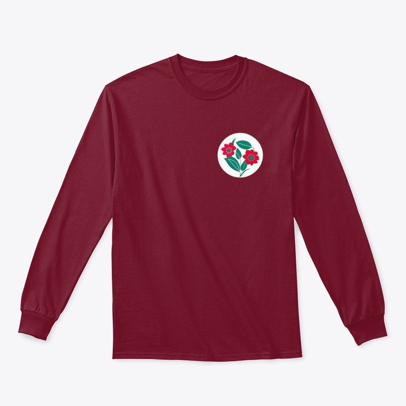 2Flowers In White Circle