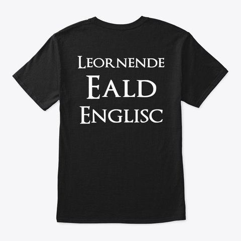 Wes Thu Hal (White Text) Black Kaos Back