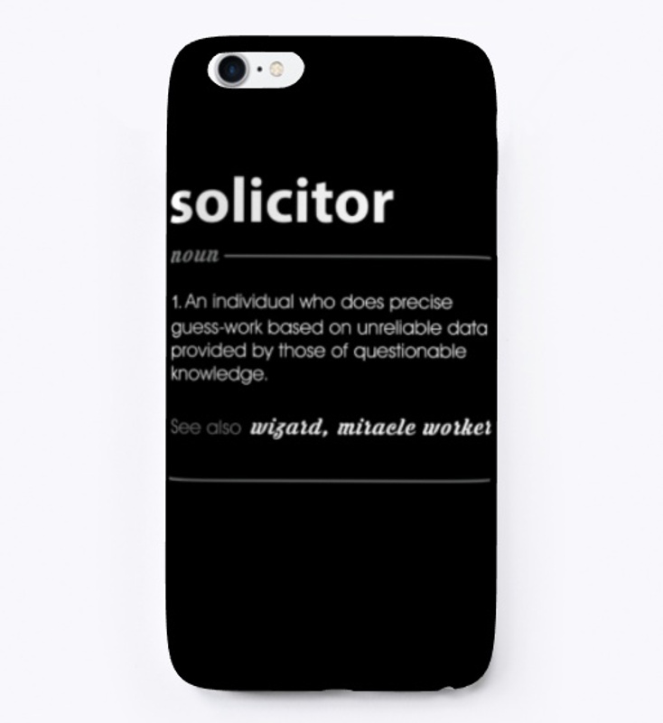 Solicitor Funny Job Definition Gift